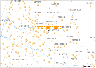 map of Antonio Nariño