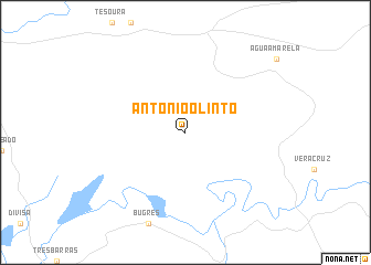 map of Antônio Olinto