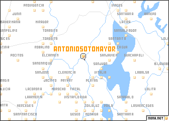 map of Antonio Sotomayor