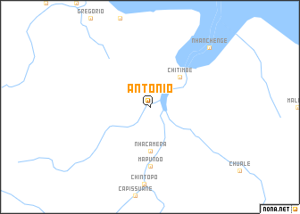 map of António