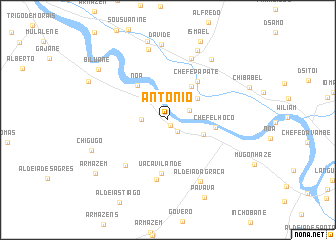 map of António