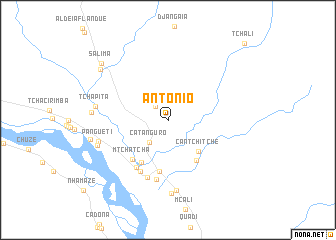 map of António