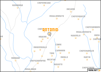 map of António