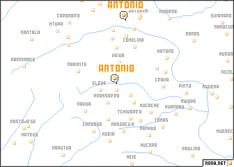 map of António