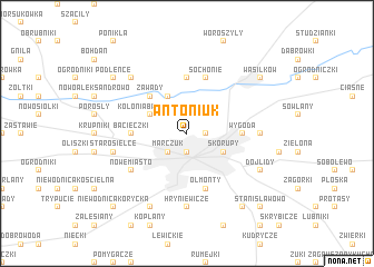 map of Antoniuk