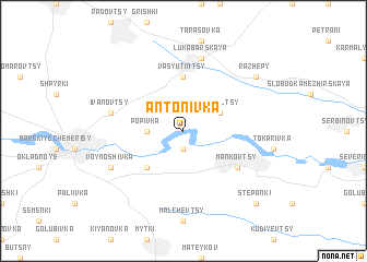 map of Antonivka