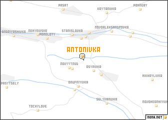 map of (( Antonivka ))