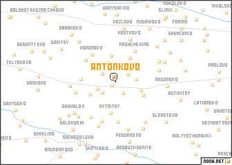 map of Antonkovo