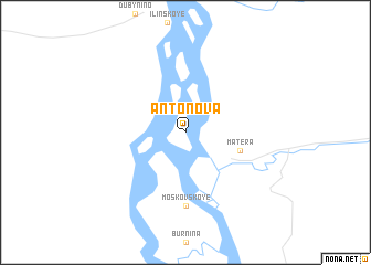 map of Antonova