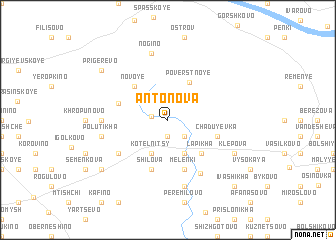 map of Antonova