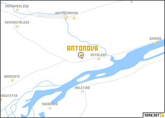 map of Antonova