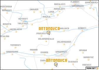 map of Antonovca