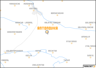 map of Antonovka