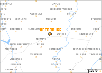 map of Antonovka