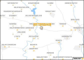 map of Antonovka