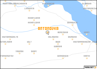 map of Antonovka