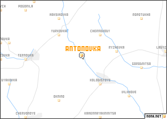 map of Antonovka