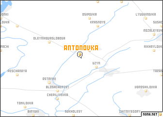 map of Antonovka