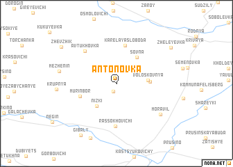 map of Antonovka