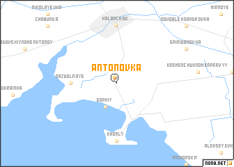 map of Antonovka