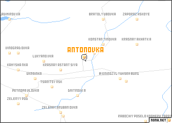 map of Antonovka