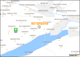 map of Antonovka