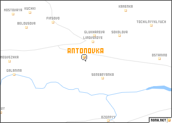 map of Antonovka