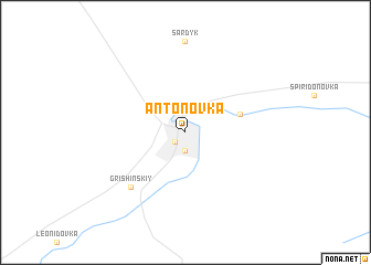 map of Antonovka