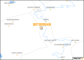 map of Antonovka