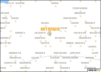 map of Antonovo