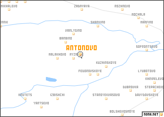 map of Antonovo