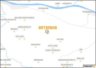 map of Antonovo