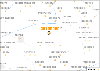 map of Antonovo