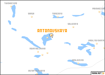 map of Antonovskaya