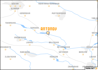 map of Antonov