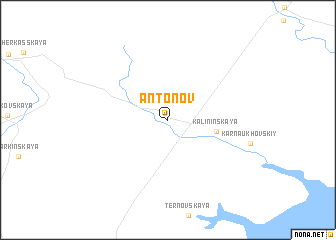 map of Antonov