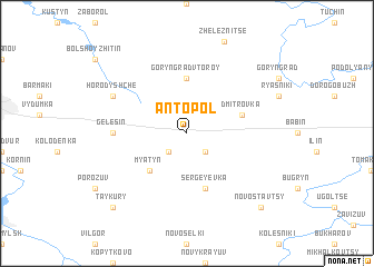 map of Antopolʼ