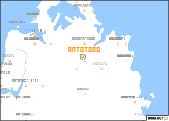 map of Antotoro