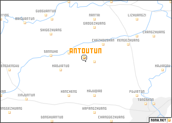 map of Antoutun