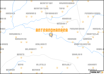 map of Antranomanara