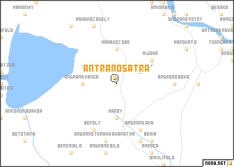 map of Antranosatra
