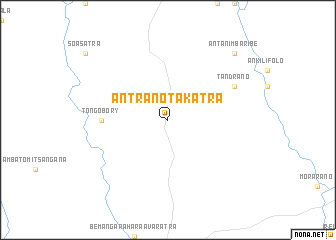 map of Antranotakatra