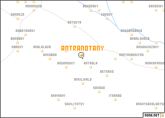 map of Antranotany