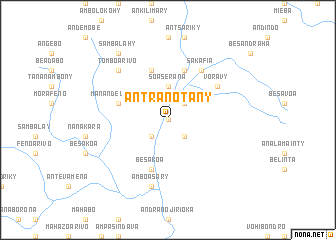 map of Antranotany