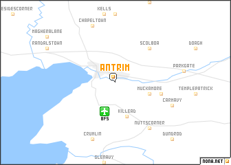 map of Antrim