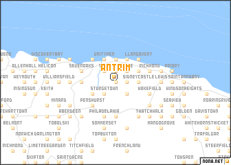 map of Antrim