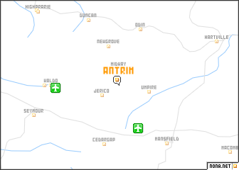 map of Antrim