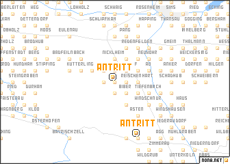 map of Antritt