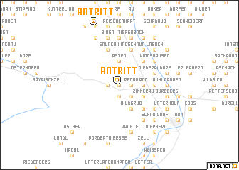 map of Antritt