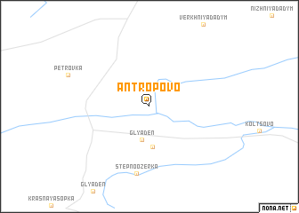 map of Antropovo